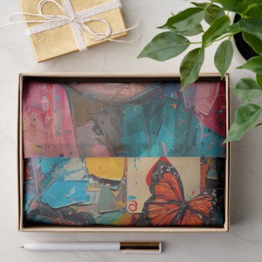 Abstracte schoonheden4 tissuepapier (Geschenk)