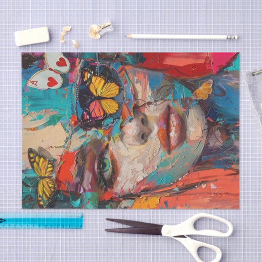 Abstracte schoonheden5 tissuepapier (Craft)