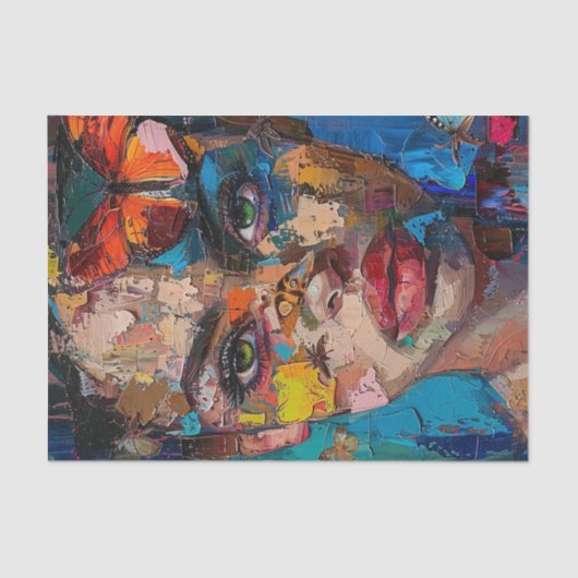 Abstracte schoonheid6 tissuepapier (Voorkant)