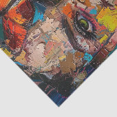 Abstracte schoonheid6 tissuepapier (Detail)