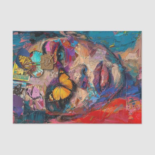 Abstracte schoonheid8 tissuepapier (Voorkant)