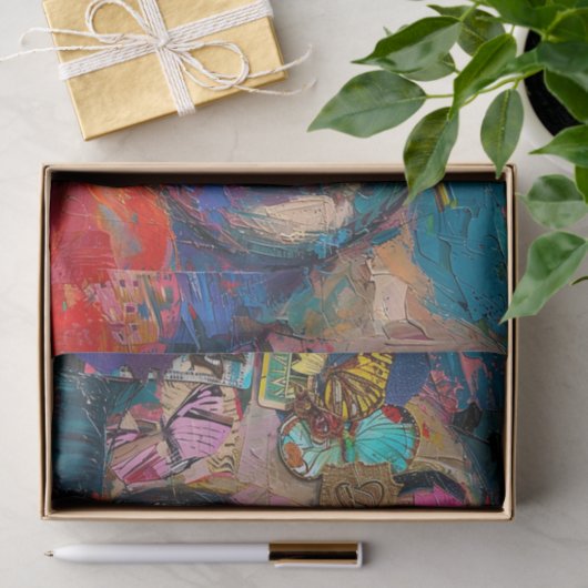 Abstracte schoonheid8 tissuepapier (Geschenk)