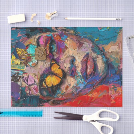 Abstracte schoonheid8 tissuepapier (Craft)