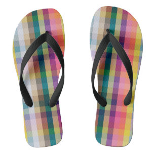 Abstracte Schotse spelden Teenslippers