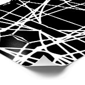 Abstracte Schreeuw Kunst Perfect Poster (Hoek)