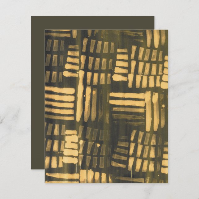 Abstracte schroefband met bruin goud met tribale a (Voorkant / Achterkant)