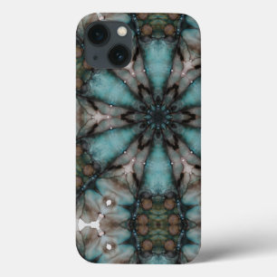 Abstracte Sci-fi Turquoise Star Windmill Case-Mate iPhone Case