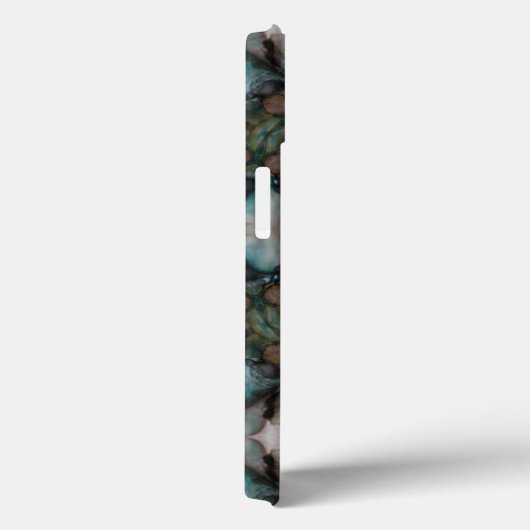 Abstracte Sci-fi Turquoise Star Windmill Case-Mate iPhone Case (Achterkant / Rechts)