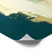 Abstracte SciFi Cat Raven Witchy AI Art Matte Waar Poster (Hoek)