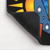 Abstracte Scorpio Mousepad Muismat (Hoek)