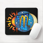 Abstracte Scorpio Mousepad Muismat (Met muis)