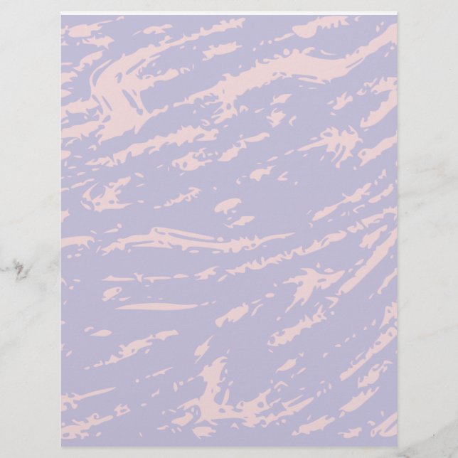 Abstracte scrapportpapier voor Lavender (Voorkant)