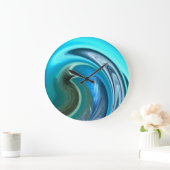 Abstracte Seahorse Wall klok (Huis)