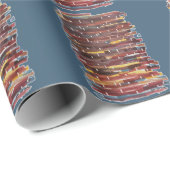 Abstracte Sepia Cadeaupapier (Rol Hoek)