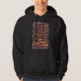 Abstracte Sepia Hoodie