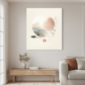 Abstracte Sereniteit Canvas Afdruk