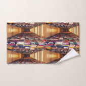 Abstracte set handdoekhanddoekjes bad handdoek (Handdoek)