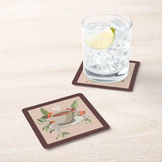 Abstracte set Koffiebeker Onderzetters (Insitu)