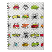 abstracte set kunstobjecten van de pop op een spec notitieboek (Voorkant)