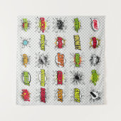 abstracte set kunstobjecten van de pop op een spec wandkleed (Voorkant (horizontaal))