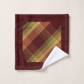 Abstracte set met grondtoonbankhanddoeken bad handdoek (Wasdoekje)