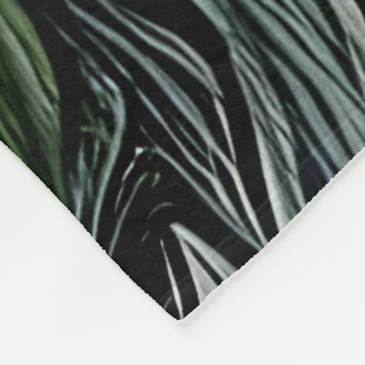 Abstracte Shabby Chic King Lion Fleece Deken (Hoek)