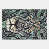 Abstracte Shabby Chic King Lion Inpakpapier Vel (Voorkant 2)