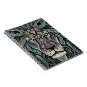 Abstracte Shabby Chic King Lion Notitieboek (Rechterzijde)