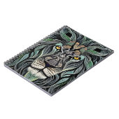 Abstracte Shabby Chic King Lion Notitieboek (Linkerzijde)