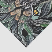 Abstracte Shabby Chic King Lion Tissuepapier (Detail)