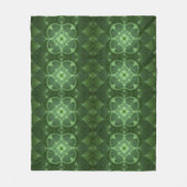 Abstracte Shamrocks Fleece Deken (Voorkant)
