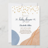 Abstracte Shapes Boho Baby shower (Voorkant)