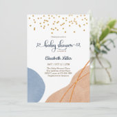 Abstracte Shapes Boho Baby shower (Staand voorkant)