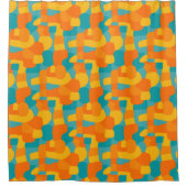 Abstracte Shapes Mosaic 310722 Douchegordijn (Voorkant)