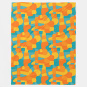 Abstracte Shapes Mosaic 310722 Fleece Deken (Voorkant)