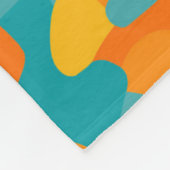 Abstracte Shapes Mosaic 310722 Fleece Deken (Hoek)