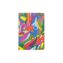 Abstracte Sharpie Art Passport Holder houders