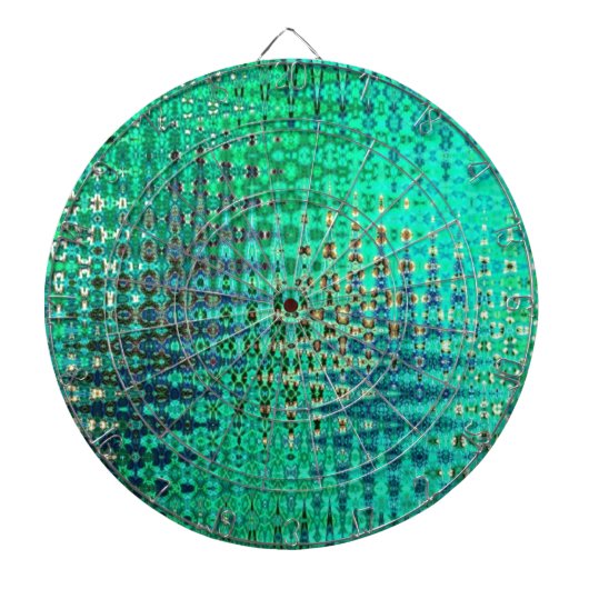 Abstracte Shimmer Dartbord (Voorkant)