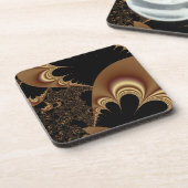 Abstracte Shimmering Gold Parachutes Onderzetter (Linkerzijde)