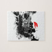 abstracte shinjuku japan Tokyo Legpuzzel (Horizontaal)