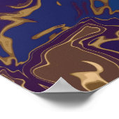 Abstracte Shore Art Poster (Hoek)