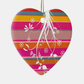 Abstracte sierbloem keramisch ornament (Rechts)