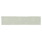 Abstracte sierbloem korte tafelloper (Horizontaal)