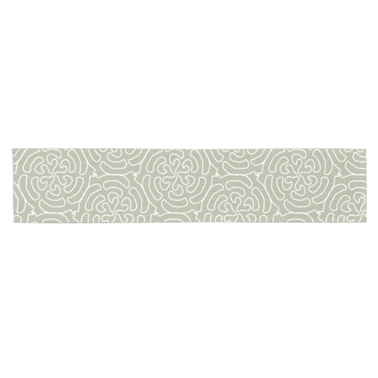 Abstracte sierbloem korte tafelloper (Horizontaal)