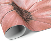 abstracte sierbloemolie, verfwand cadeaupapier (Rol Hoek)