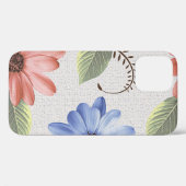 abstracte sierbloemolie, verfwand Case-Mate iPhone case (Achterkant (horizontaal))