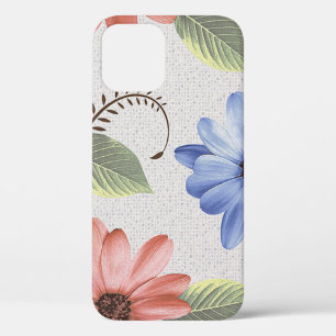 abstracte sierbloemolie, verfwand Case-Mate iPhone case