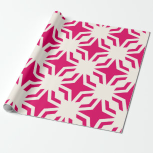 abstracte siergeometrische naadloze vlek cadeaupapier