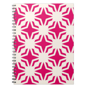 abstracte siergeometrische naadloze vlek notitieboek