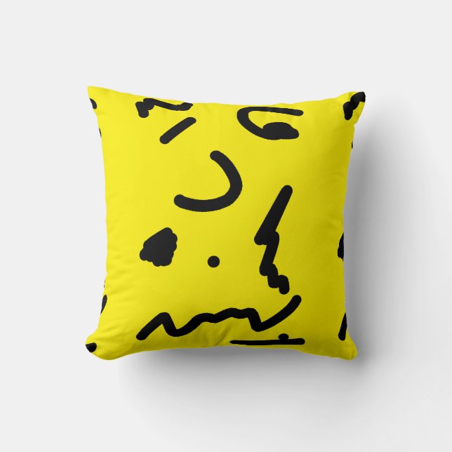 Abstracte Sierkussen tegen kunstminimalisme (Voorkant)